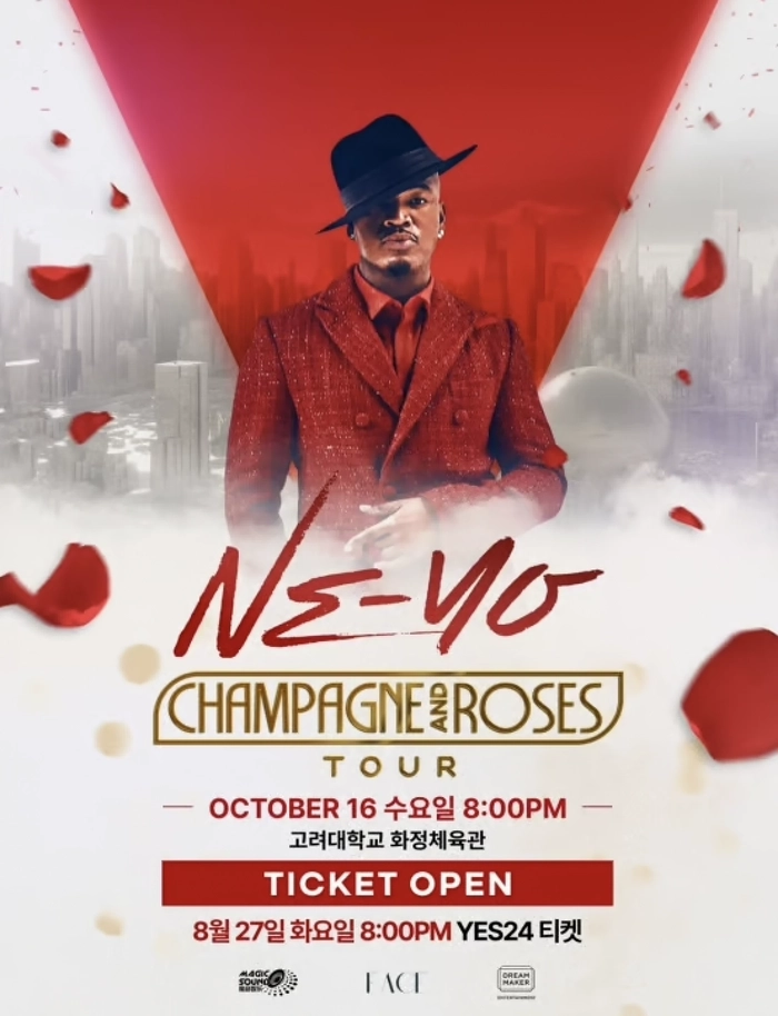 니요 내한 공연 <Ne-Yo Champagne & Roses 2024> 인 서울 예매 안내