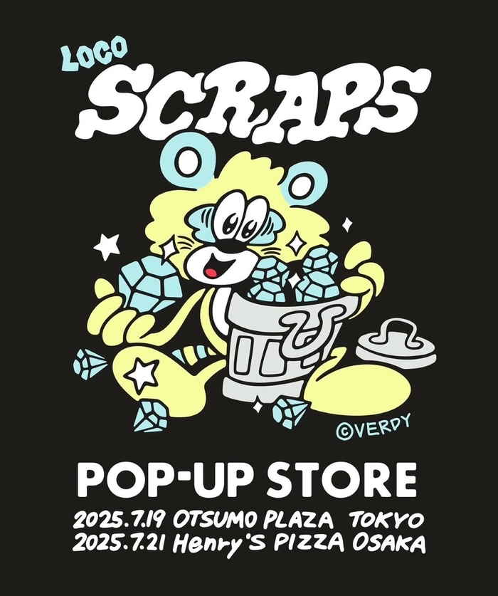 로꼬와 베르디, 일본에서 선보이는 ‘SCRAPS’ 협업 팝업