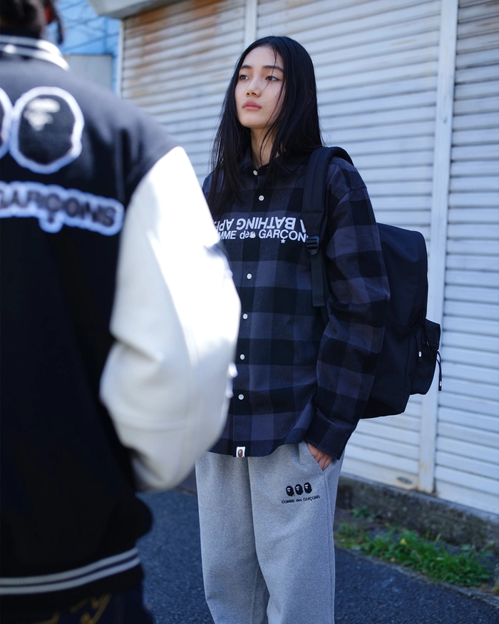 베이프 x 꼼데가르송 협업 컬렉션 오사카 발매