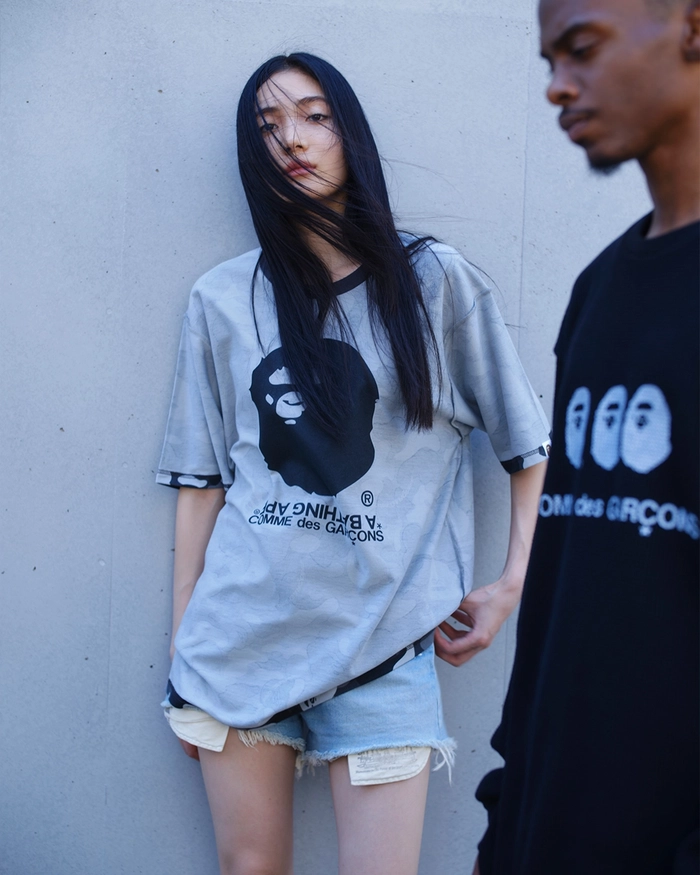 베이프 x 꼼데가르송 협업 컬렉션 오사카 발매