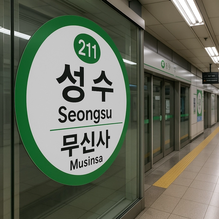성수역, 무신사역으로…3년간 부역명 사용
