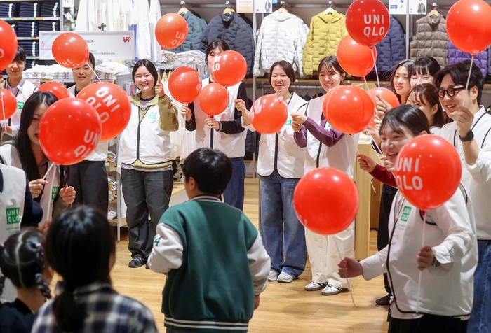 유니클로, 대전 지역 아동 위한 특별한 쇼핑 나눔 진행