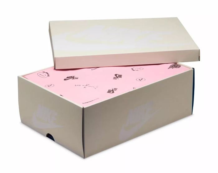 트래비스스캇 x 프라그먼트 x 에어 조던 1 로우 OG 세일 밀리터리 블루 오피셜 이미지