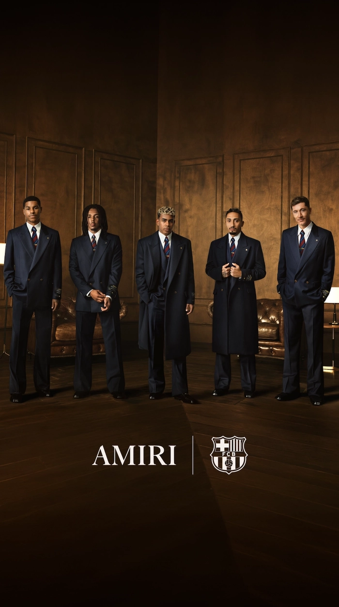 아미리 x FC 바르셀로나, ‘완벽’을 잇는 맞춤 포멀웨어 협업