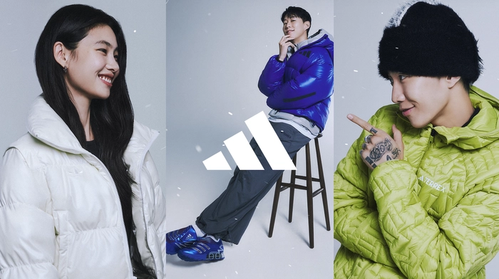 아디다스 2025 윈터 아우터 캠페인 공개
