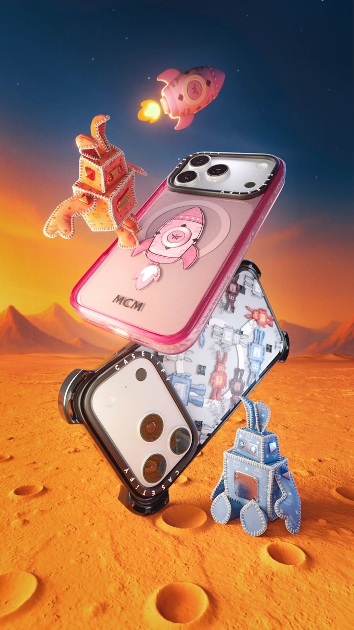 MCM과 케이스티파이의 감각적 테크 액세서리 협업