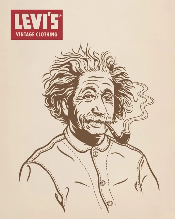 아인슈타인의 멘로 코삭을 되살린 리바이스 LVC 레더 자켓