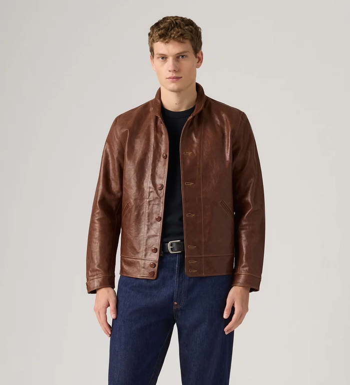 아인슈타인의 멘로 코삭을 되살린 리바이스 LVC 레더 자켓