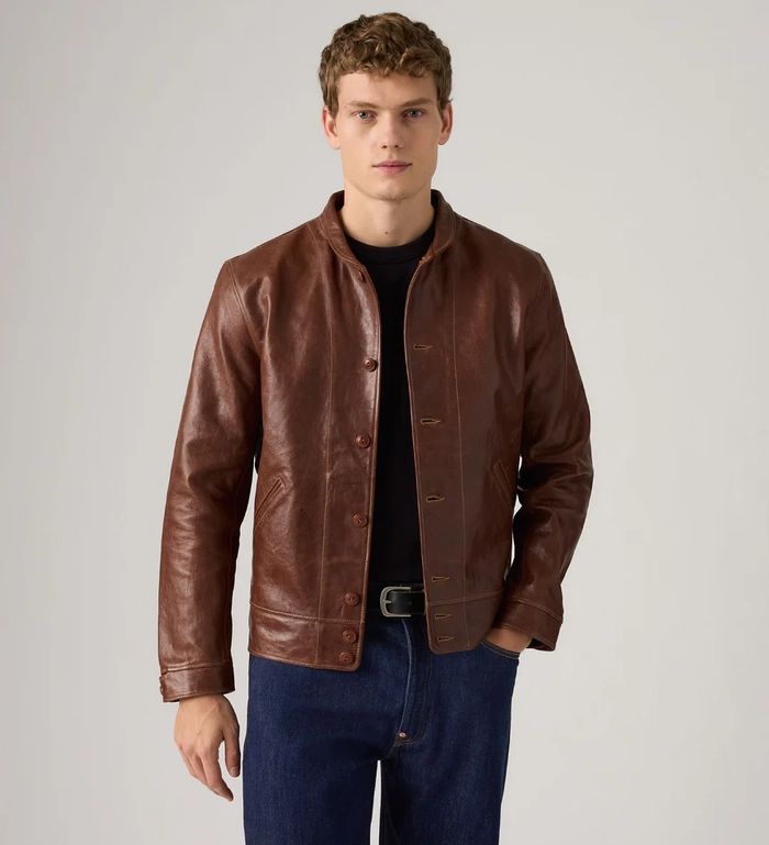 아인슈타인의 멘로 코삭을 되살린 리바이스 LVC 레더 자켓