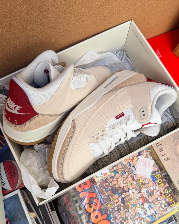 리바이스 x 에어 조던 3 새일 데님, 2026년 봄 공개