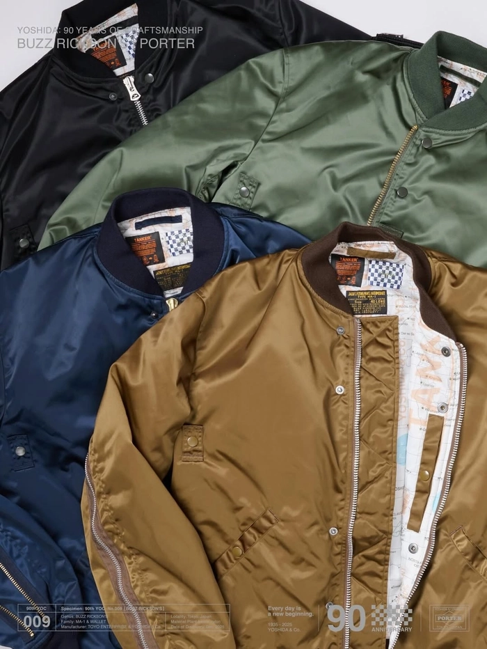 포터 90주년 버즈 릭슨 MA-1 협업