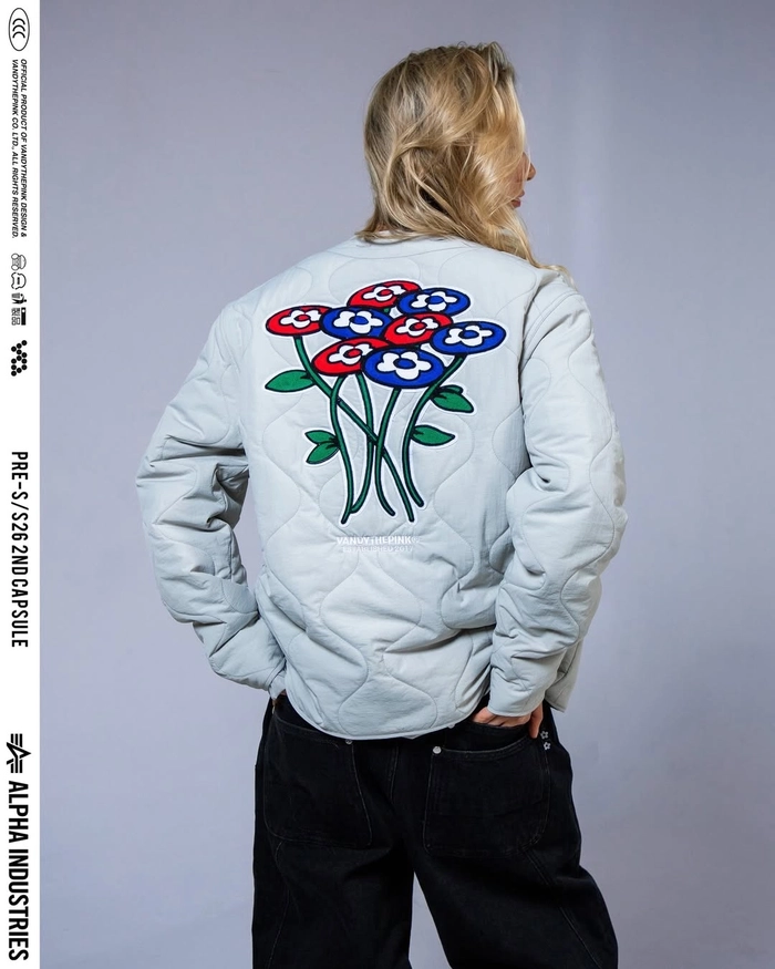 반디더핑크와 알파 인더스트리의 SS26 협업 컬렉션