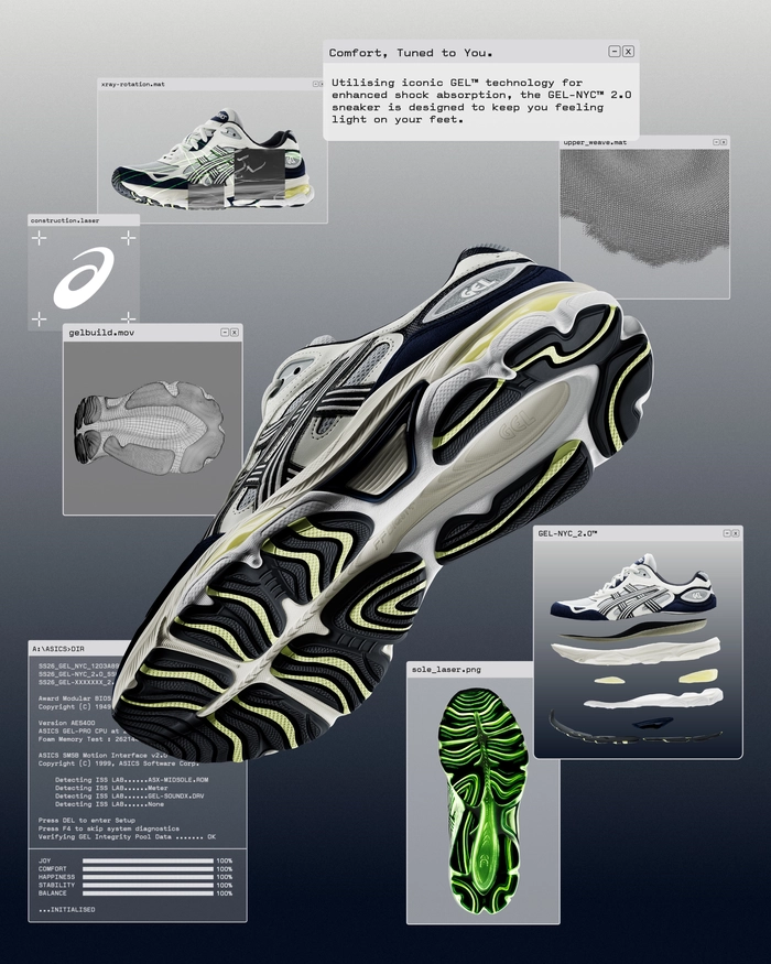 아식스 젤 NYC 2.0 무신사 드롭 출시