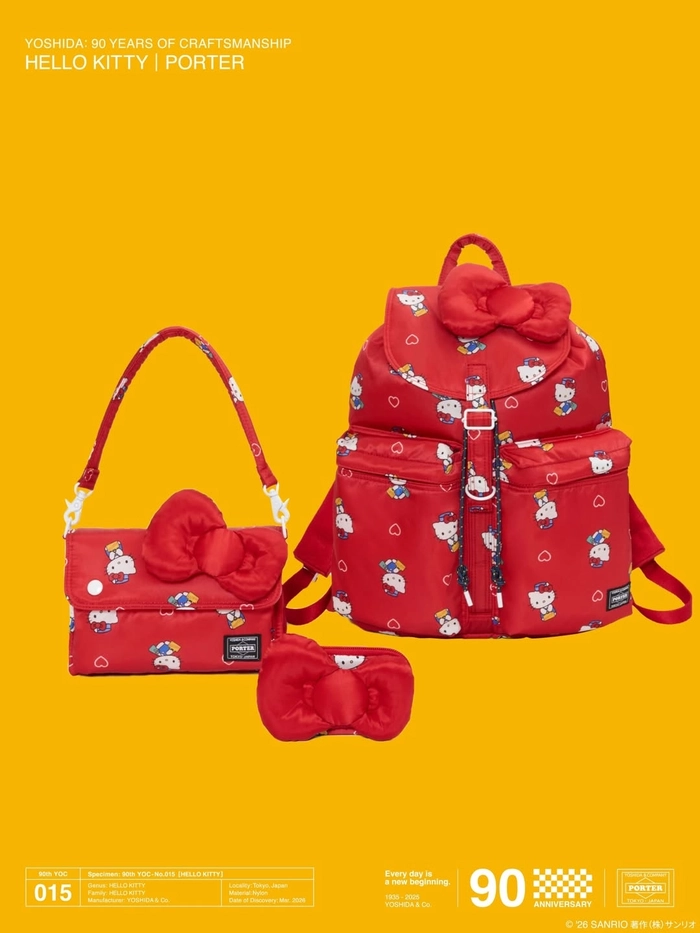 포터 헬로키티 90주년 기념 협업 컬렉션