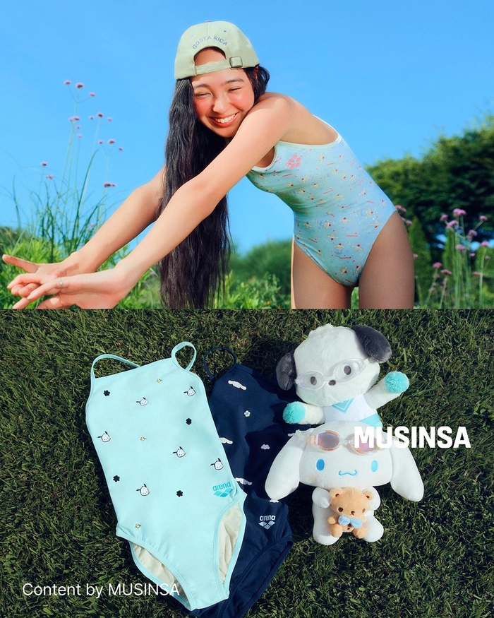 아레나 x 산리오캐릭터즈 스윔 컬렉션