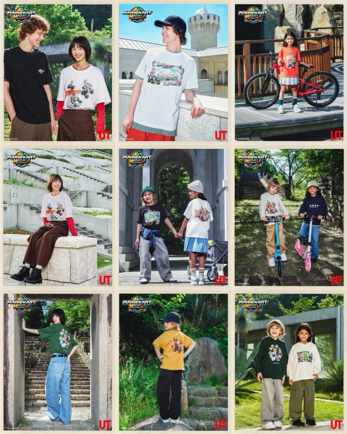 유니클로 UT x 마리오카트 월드 협업 컬렉션