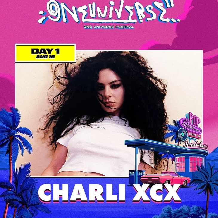 찰리 XCX, ‘OUF 2025’ 무대 확정…오늘(17일) 프리세일 티켓 오픈