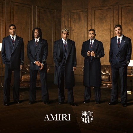 아미리 x FC 바르셀로나, ‘완벽’을 잇는 맞춤 포멀웨어 협업