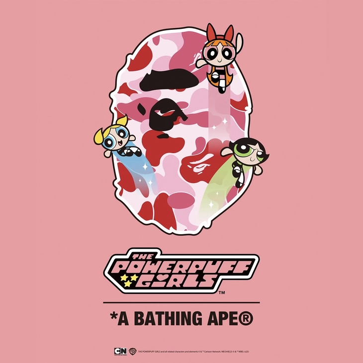 파워퍼프걸×베이프 협업 컬렉션