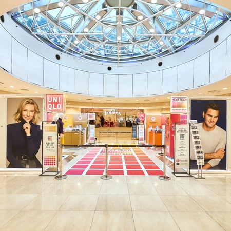 유니클로 히트텍 팝업스토어 오픈