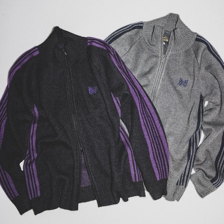 니들스 x 빔즈 모헤어 트랙 재킷