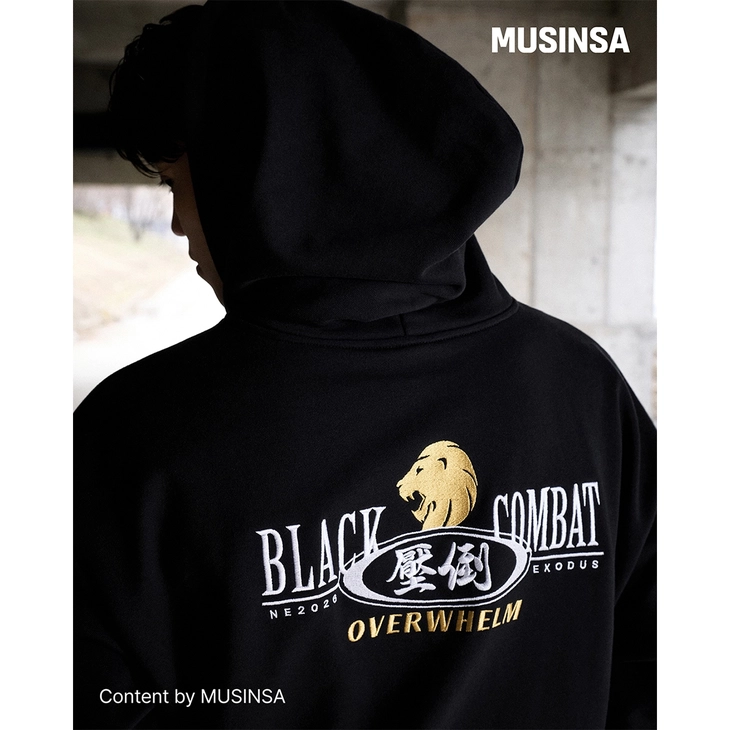 압도×블랙컴뱃 무신사드롭 공개