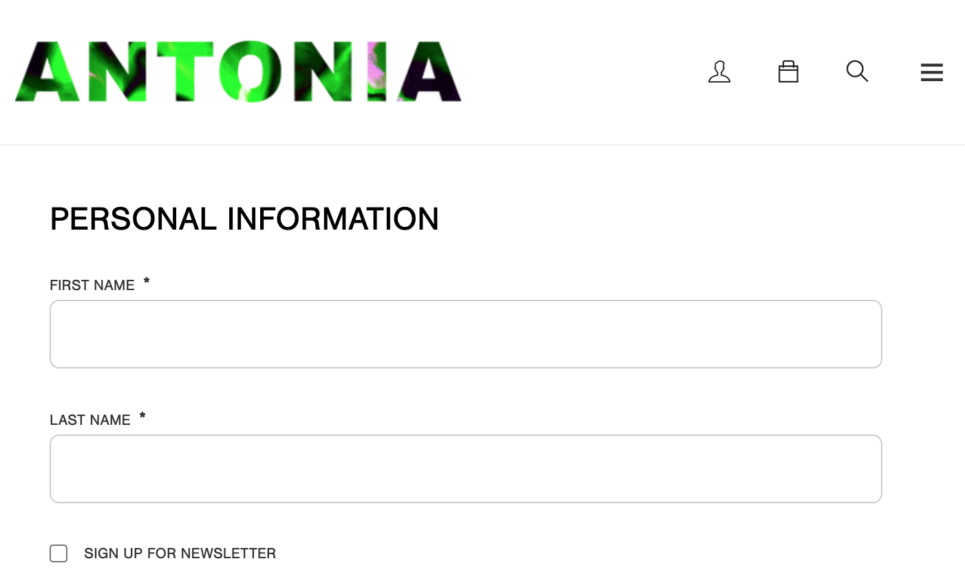 ANTONIA 드로우 응모 방법