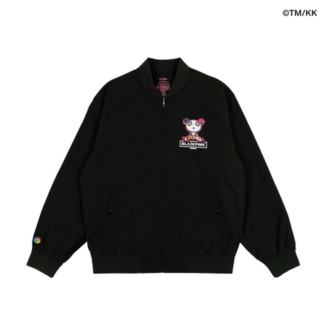 블랙핑크 x 무라카미 다카시 봄버 자켓 블랙 MP24SC181BK