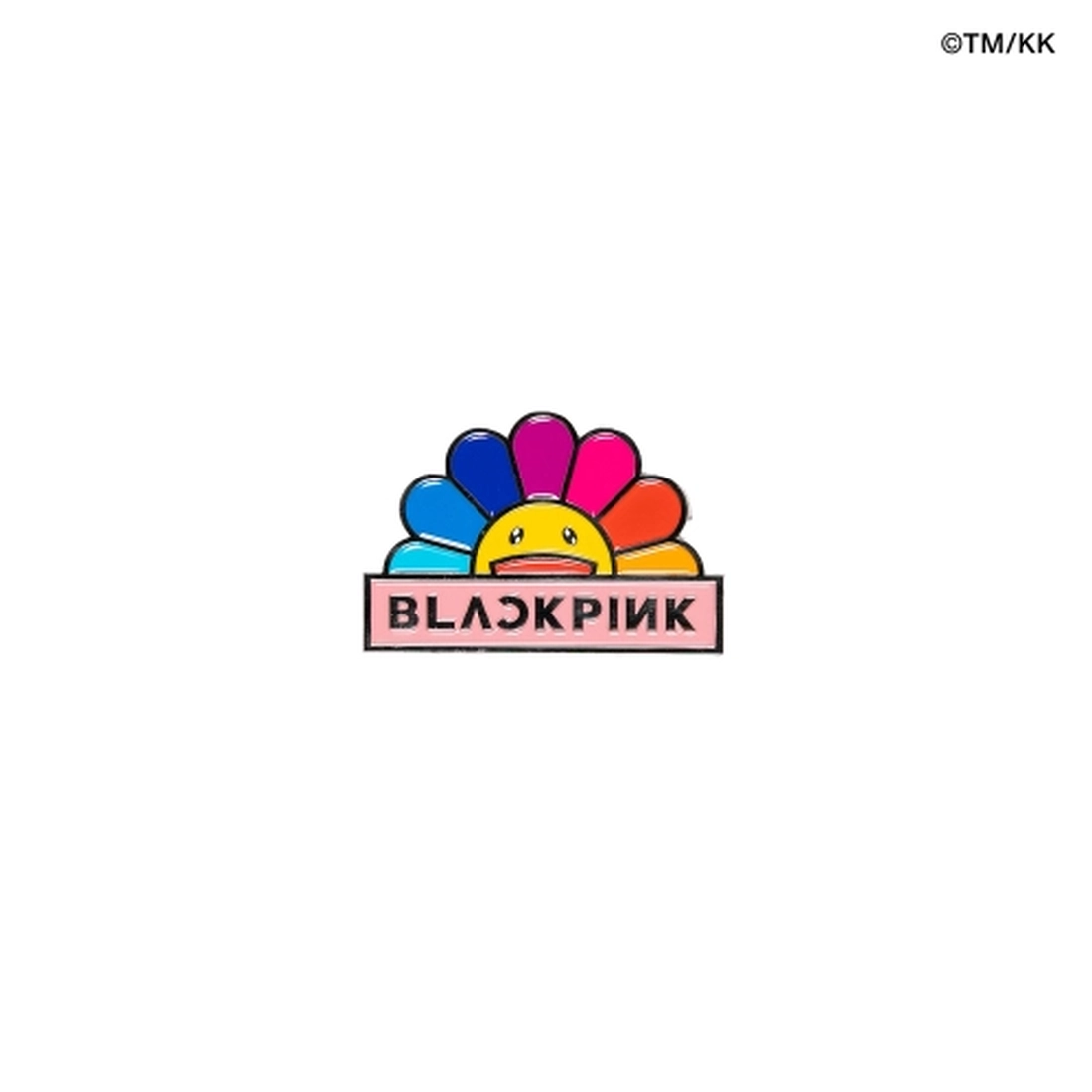 블랙핑크 x 무라카미 에나멜 핀 레인보우 플라워 MP24SC186MU