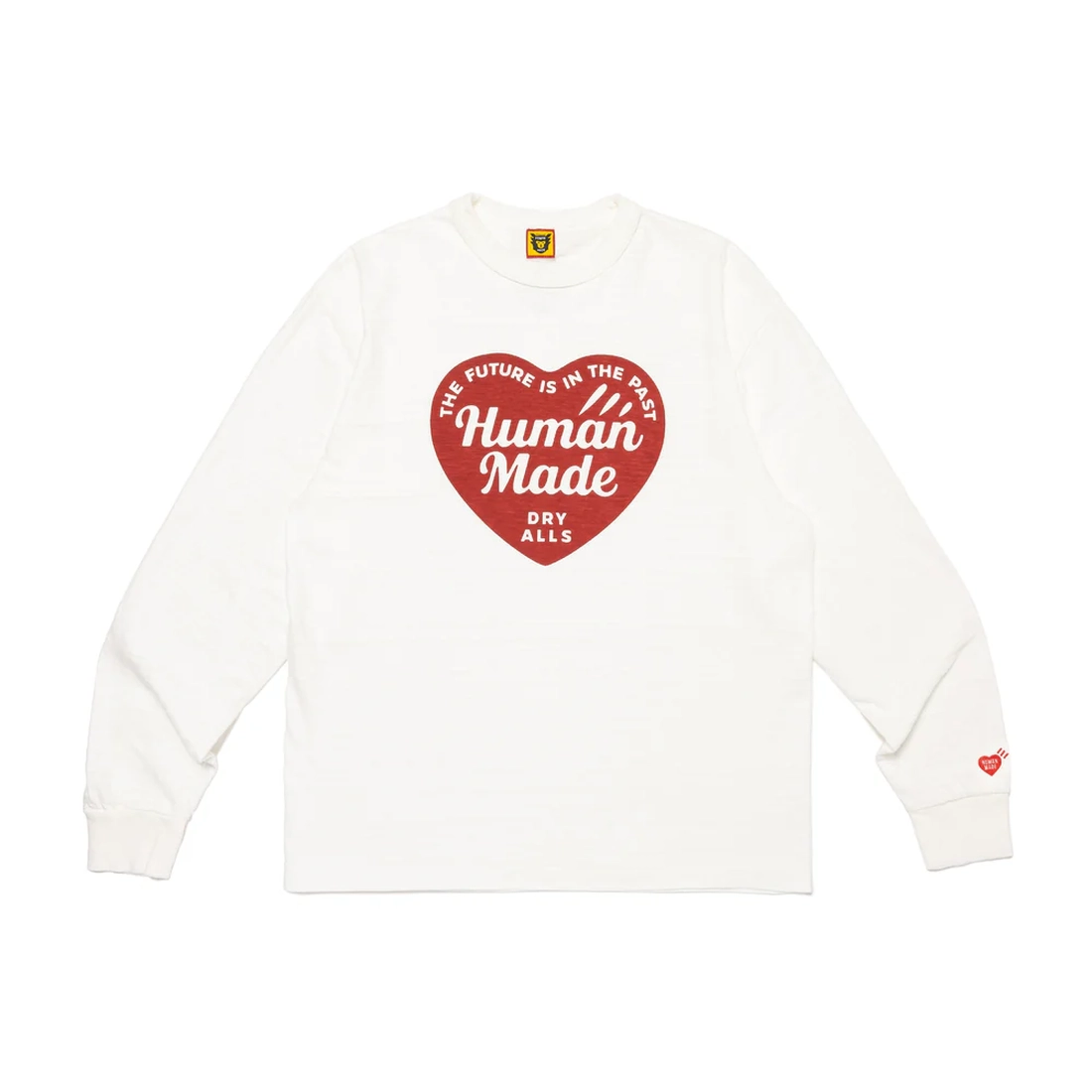 휴먼메이드 그래픽 롱 슬리브 티셔츠 HM28CS035-WHITE