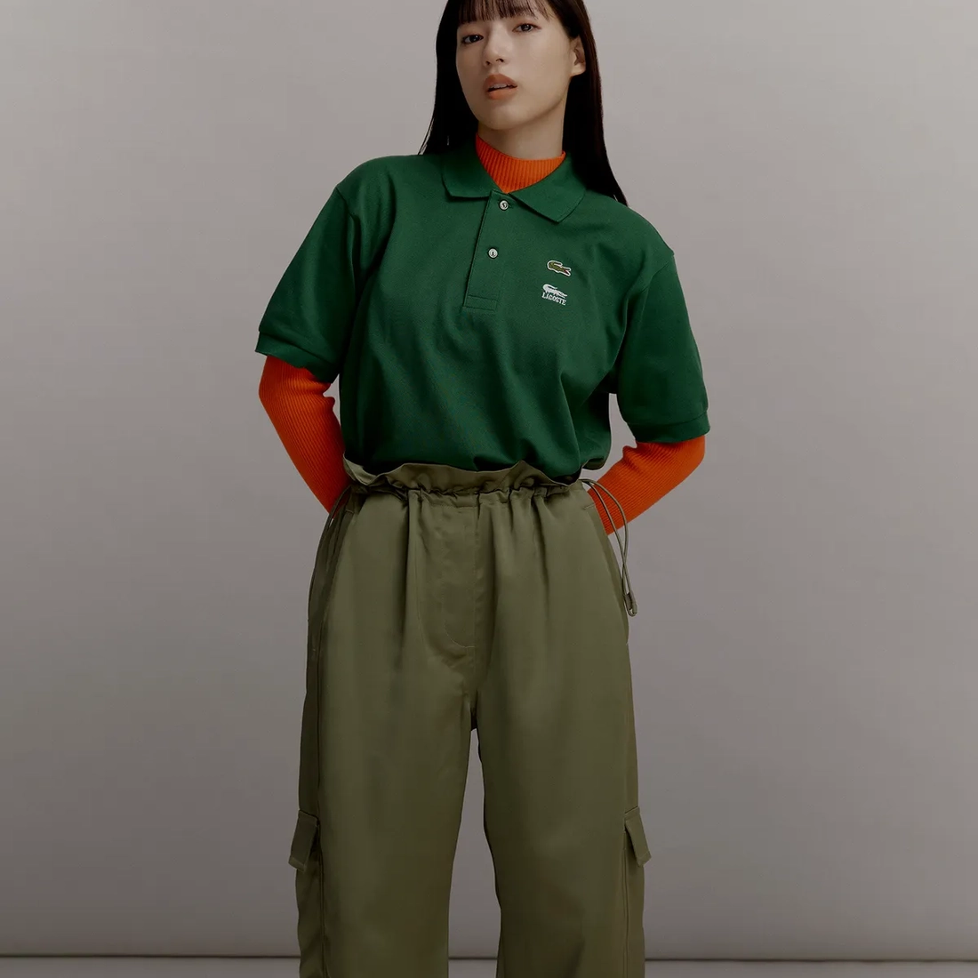 원피스 x 라코스테 크록 로고 폴로셔츠 PH5224-54N