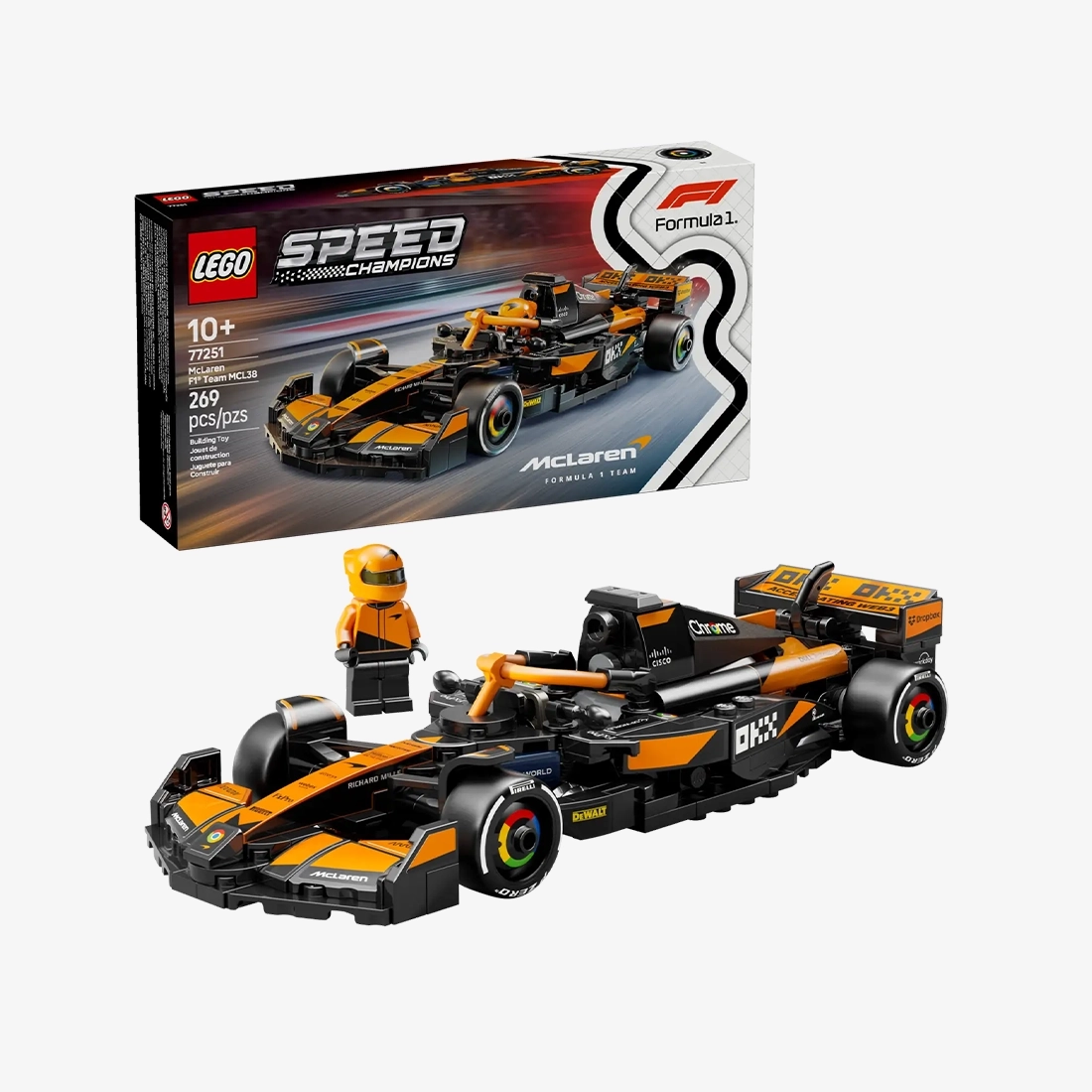 레고 맥라렌 F1 팀 MCL38 레이스 카 77251