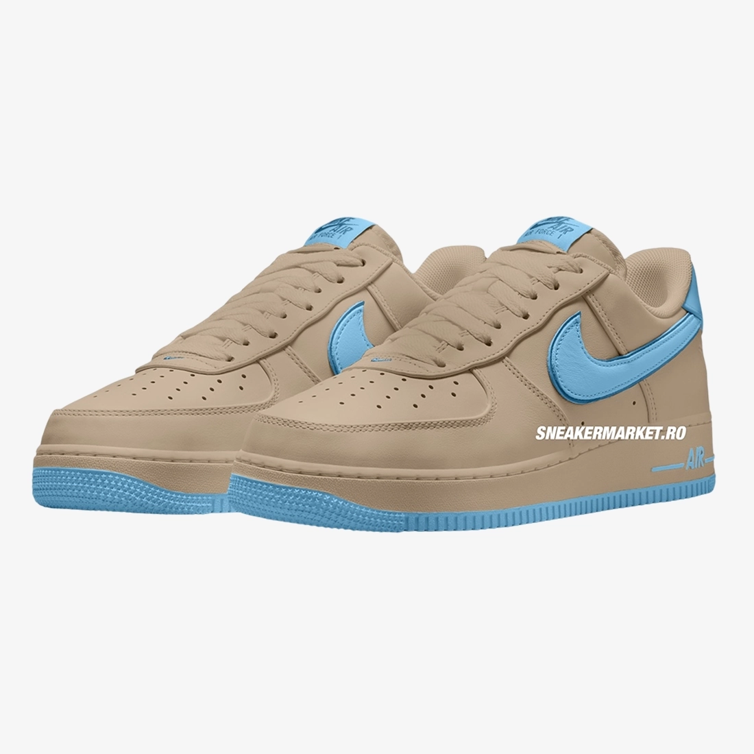 코비 브라이언트 x 나이키 에어 포스 1 로우 린넨 유니버시티 블루 IH1018-200