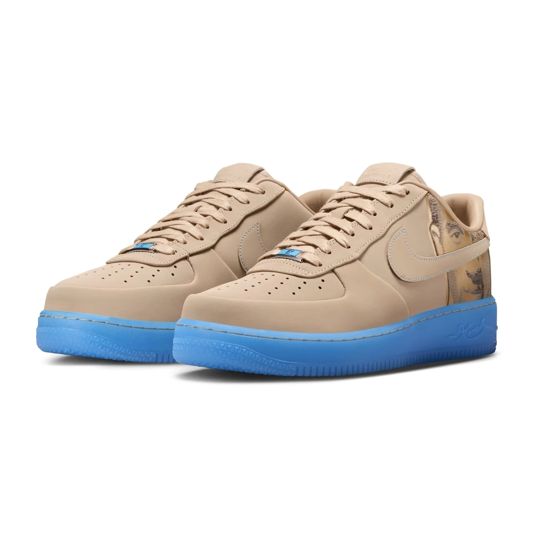 코비 브라이언트 x 나이키 에어 포스 1 로우 린넨 유니버시티 블루 IH1018-200