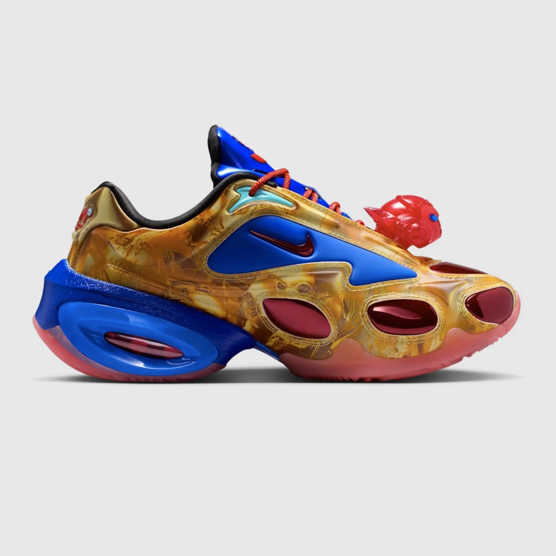 윈도우센 x 나이키 에어맥스 뮤즈 메탈리 골드 칠레 레드 우먼스 IQ3838-700