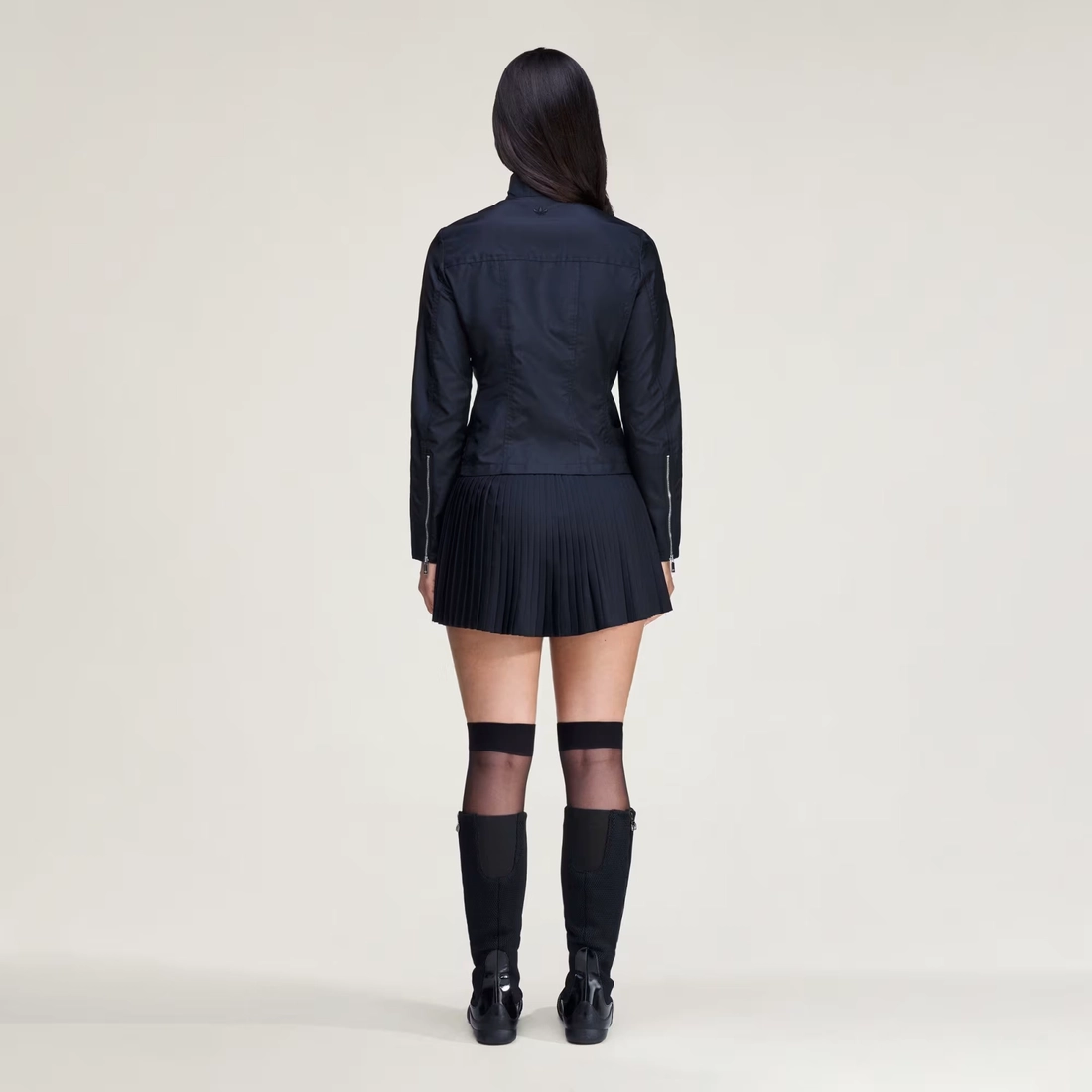 미아우 x 아디다스 코르셋 트랙탑 자켓 블랙 KA2734