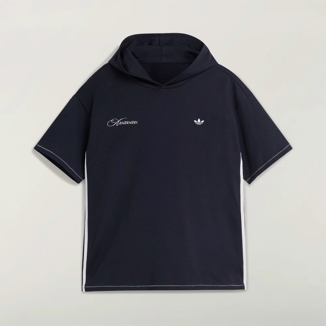 아바바브 x 아디다스 후드 티셔츠 블랙 KG9025