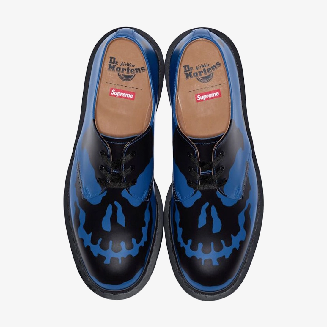 슈프림 x 닥터마틴 1461 3-아이 슈 블루