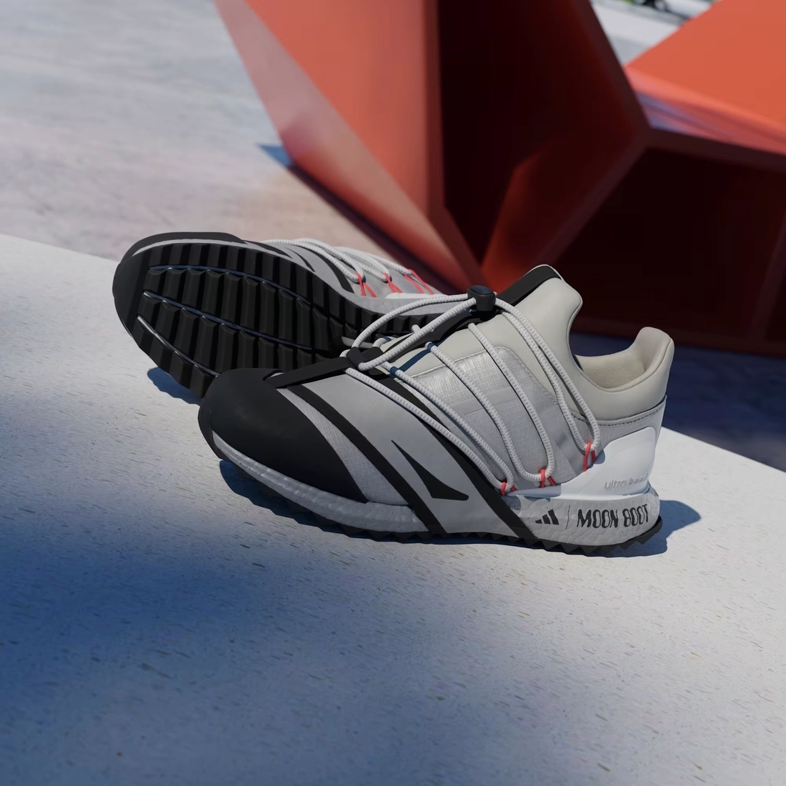 문부츠 x 아디다스 울트라부스트 1.0 실버 메탈릭 JQ7847