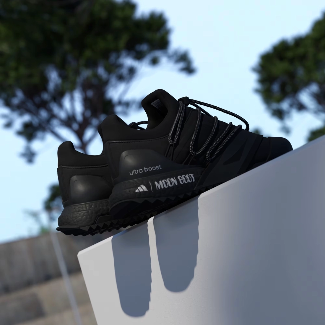 문부츠 x 아디다스 울트라부스트 1.0 코어 블랙 JP7685