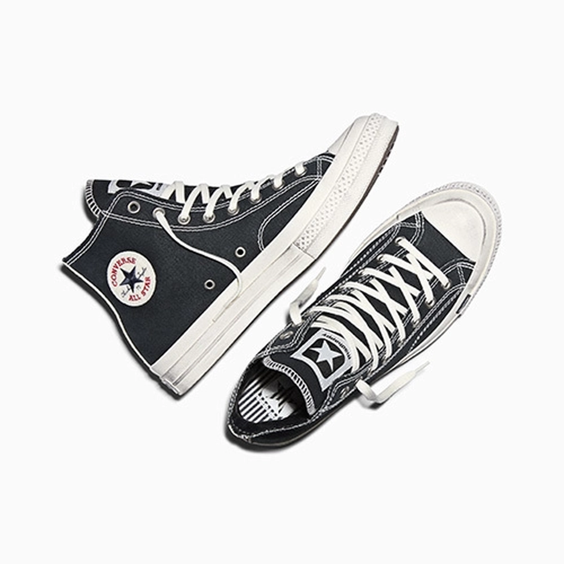 매드해피 x 컨버스 척 70 하이 블랙 A19147C