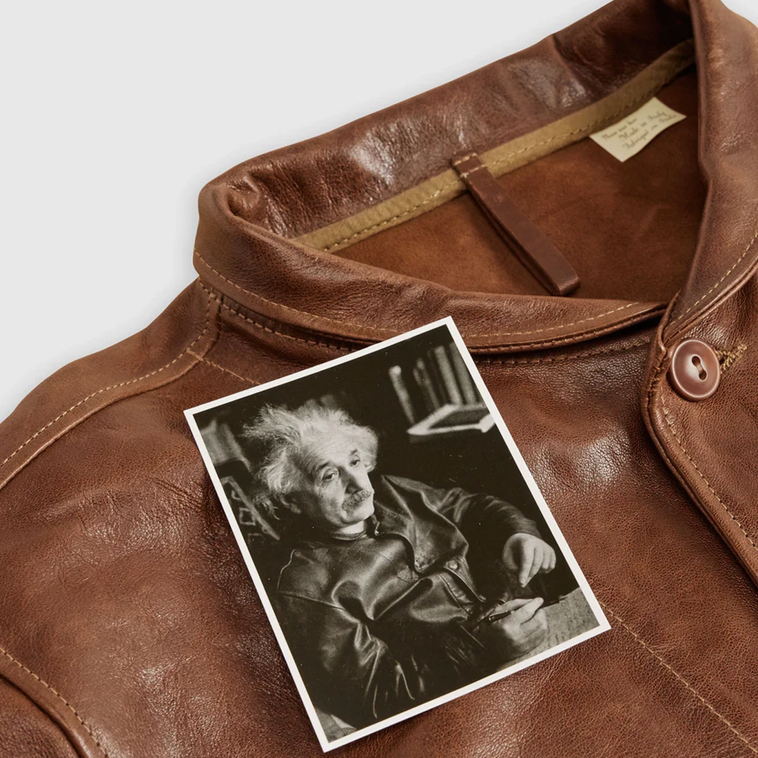 리바이스 LVC 아인슈타인 멘로 코삭 레더 자켓 392040000