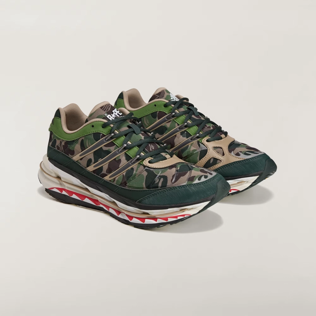 베이프 x 아디다스 아디스타 하모니 헴프 아이언 메탈릭 KJ8850