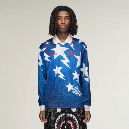 베이프 x 아디다스 롱 슬리브 스탠다드 저지