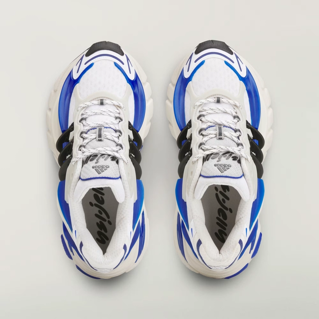 퍼렐 윌리엄스 x 아디다스 버지니아 아디스타 젤리피쉬 포커스 올리브 로얄 블루 JP9263