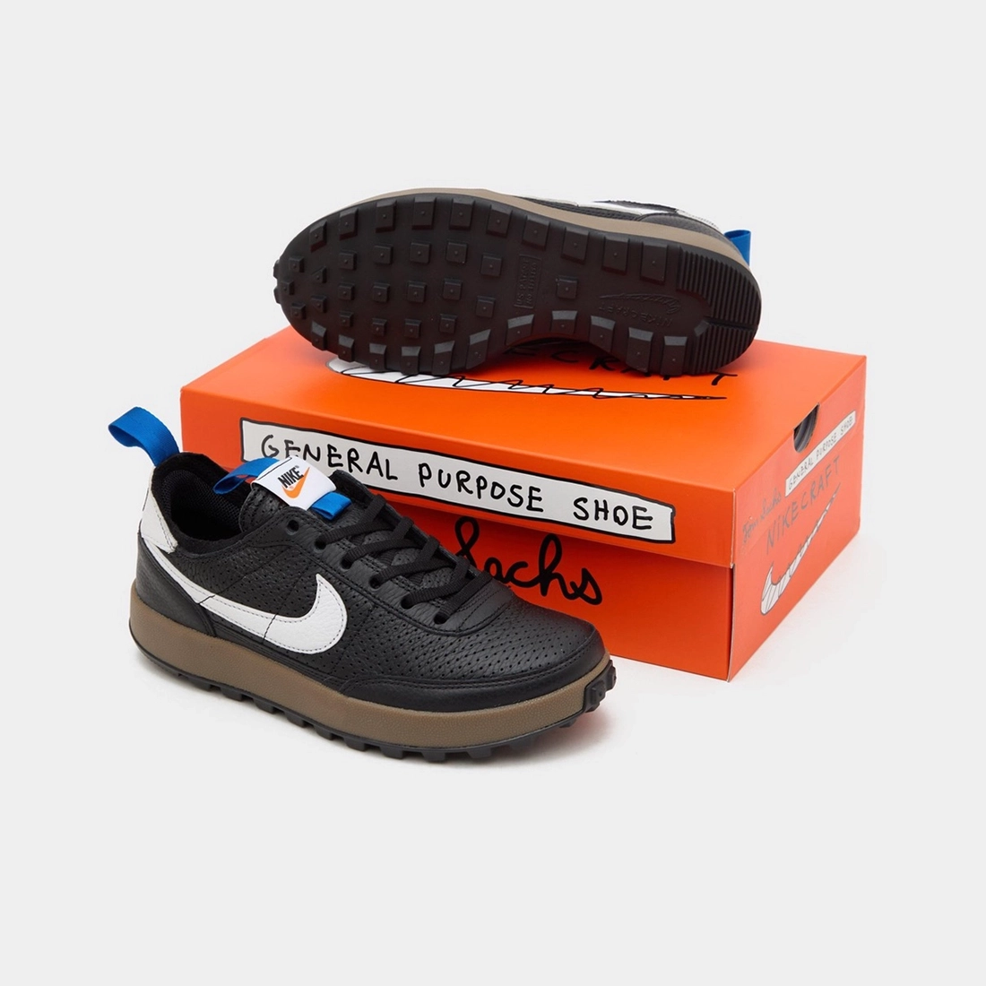 톰 삭스 x 나이키 크래프트 제너럴 퍼포즈 슈 블랙 로얄 FZ1363-002