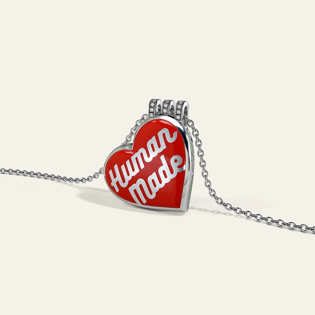휴먼메이드 x 제이콥앤코 하트 펜던트