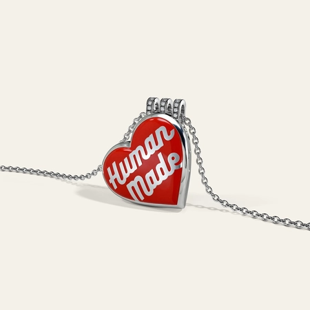 휴먼메이드 x 제이콥앤코 하트 펜던트