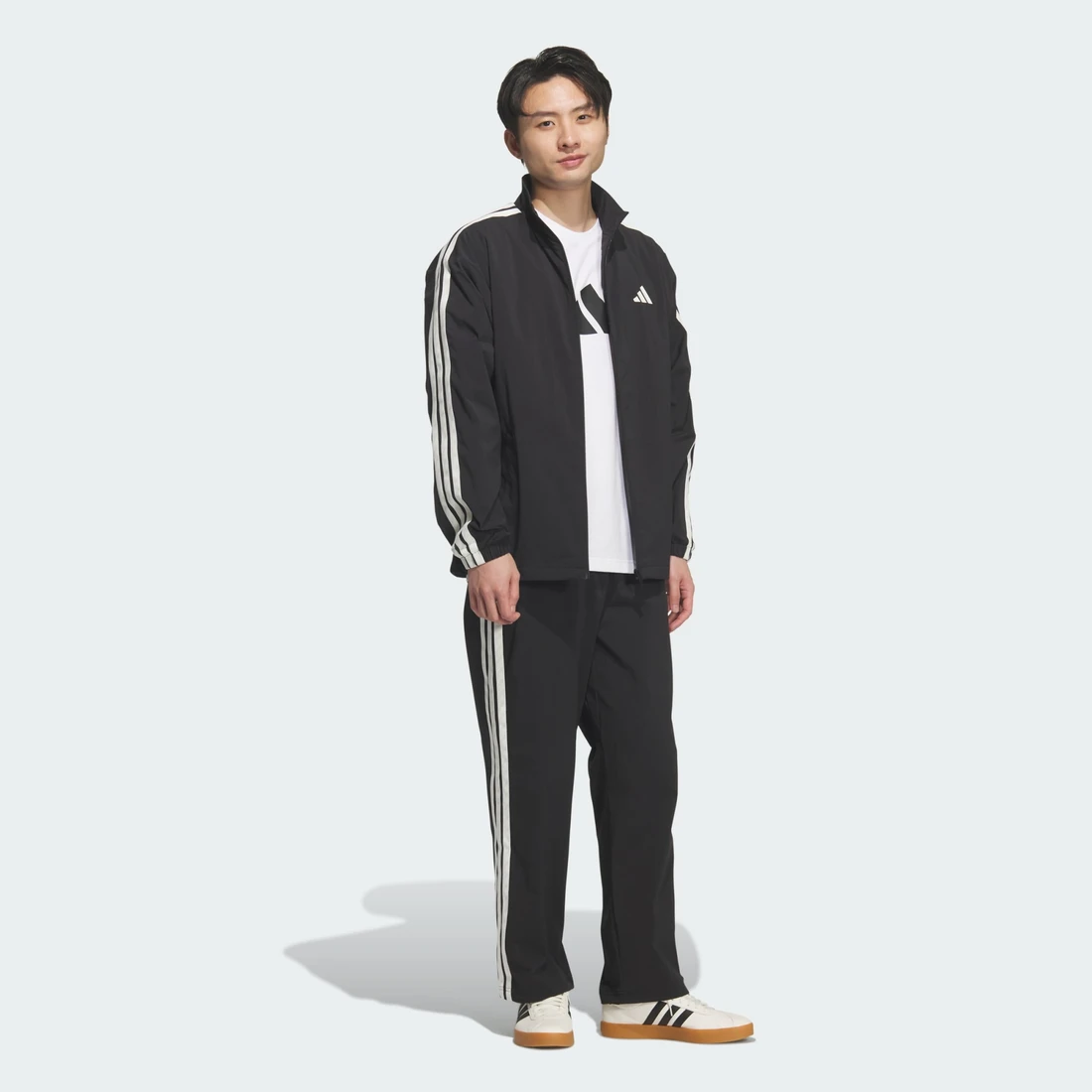 아디다스 3-스트라이프 우븐 재킷 KR2517