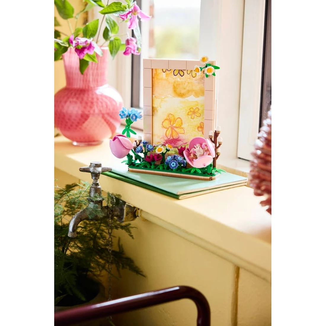 레고 꽃 사진 액자 40916